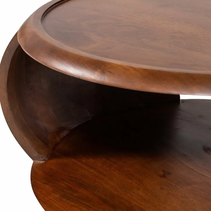 Woood Cole Salontafel Mango Hout Bruin