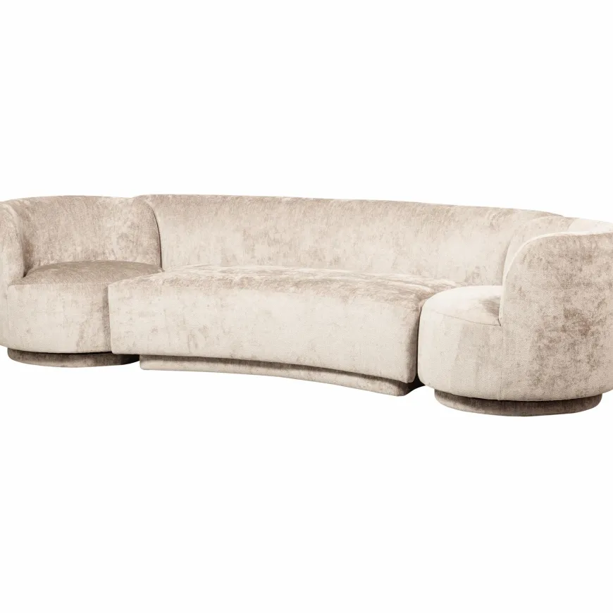Woood Combi-popular: bankje + fauteuils naturel