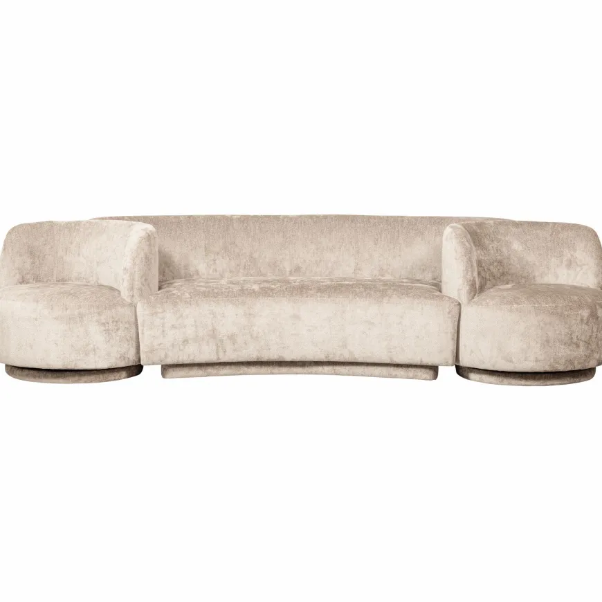 Woood Combi-popular: bankje + fauteuils naturel