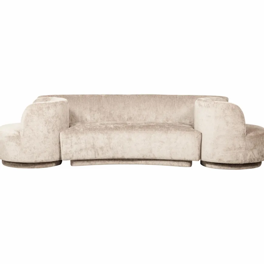Woood Combi-popular: bankje + fauteuils naturel