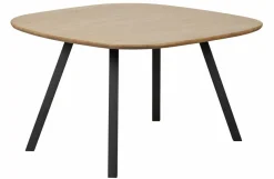 Woood Combi-tablo: Organisch Eiken 130x130 & 2-standen Poot Vierk