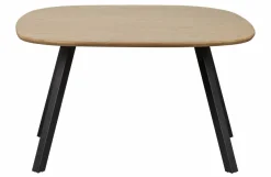 Woood Combi-tablo: Organisch Eiken 130x130 & 2-standen Poot Vierk