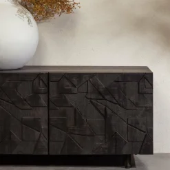 Woood COUNTER TV meubel mango zwart