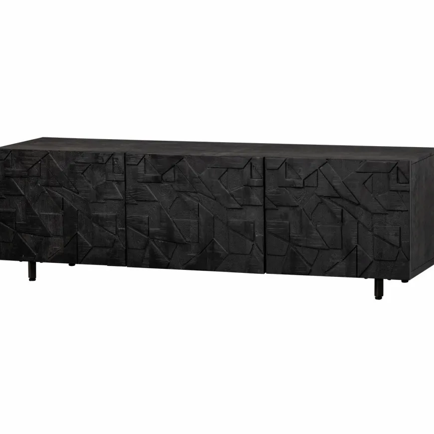 Woood COUNTER TV meubel mango zwart