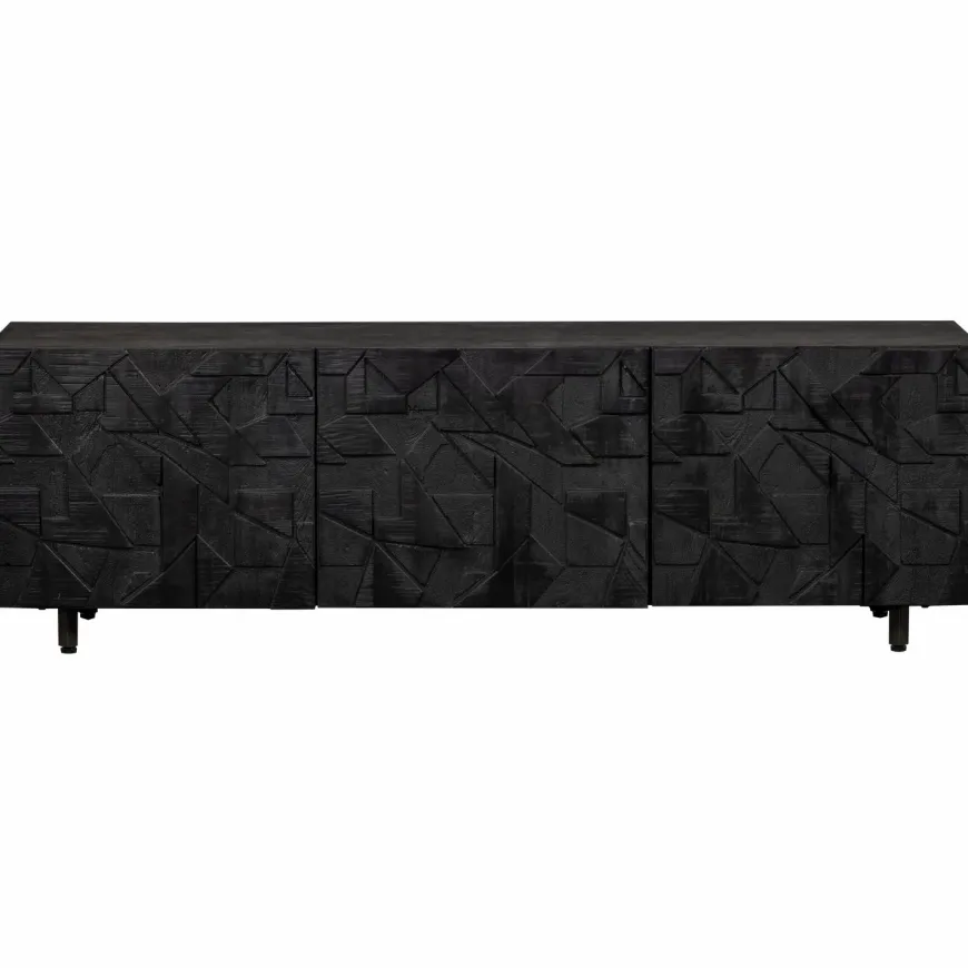 Woood COUNTER TV meubel mango zwart