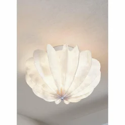Woood DALIA plafond/wandlamp tyvek papier wit 28xO40CM