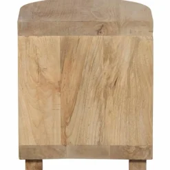 Woood Darren Halfronde Bijzettafel Mango Hout Naturel