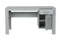 Woood Dennis Bureau Grenen Betongrijs Geborsteld [fsc]