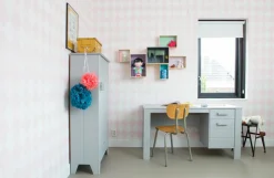 Woood Dennis Bureau Grenen Betongrijs Geborsteld [fsc]