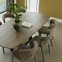 Woood Eettafel Tablo Deens Ovaal met vele mogelijkheden