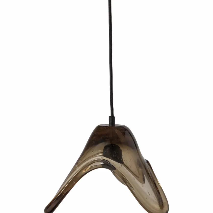 Woood Elle hanglamp groot glas groen