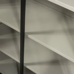 Woood Exhibit vitrinekast XL metaal zwart