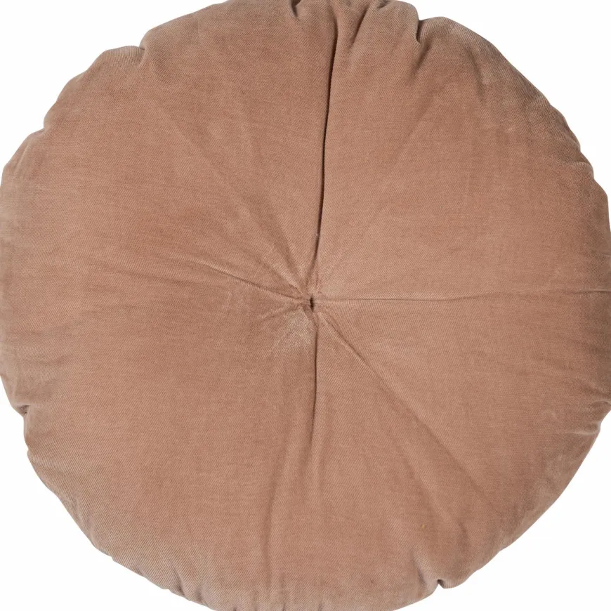 Woood Feis kussens velvet roze/naturel - set van 3