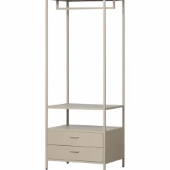 Woood Ferris open kledingkast 70 cm metaal zand