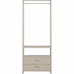 Woood Ferris open kledingkast 70 cm metaal zand