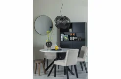 Woood Finca Buffet-/ Drankkast Grenen Diep Zwart [fsc]