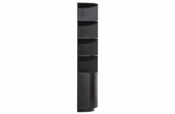 Woood Finca Opbergkast Rond Links 78 Cm Zwart [fsc]