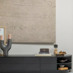 Woood Finca Tv Meubel Rond Rechts 78 Cm Grenen Zwart [fsc]