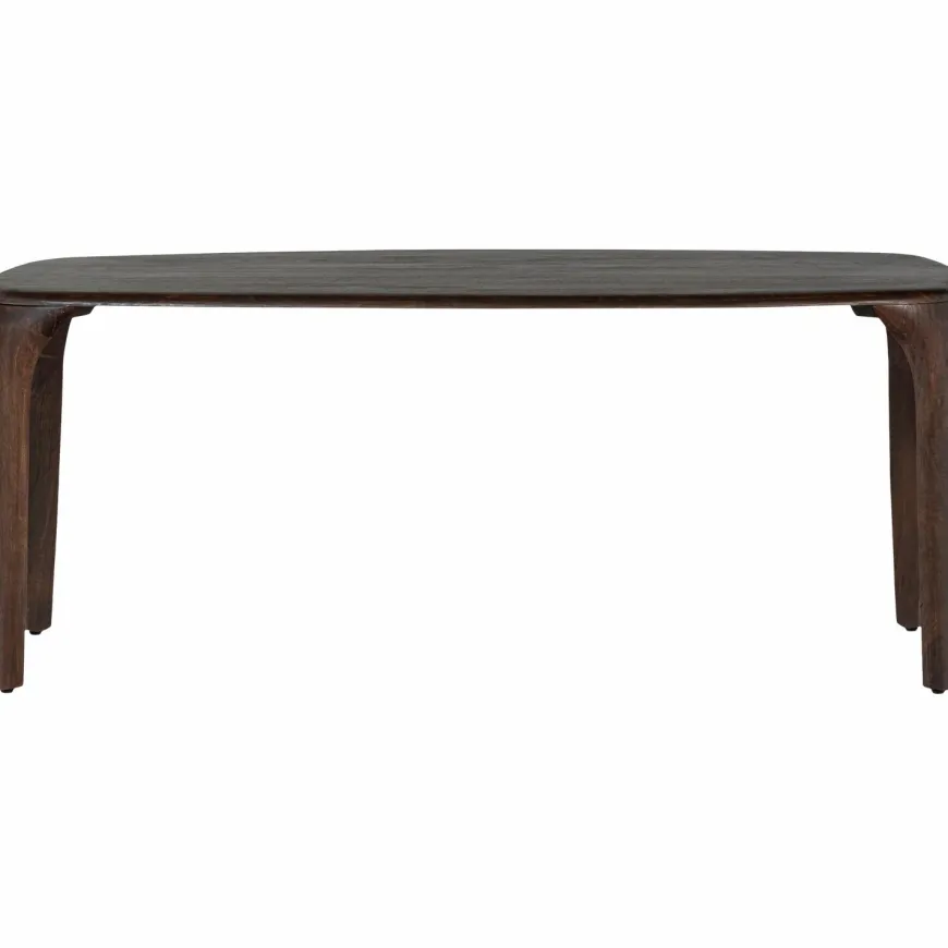 Woood Fiore Eettafel Mango Hout Donkerbruin 190x95 Cm