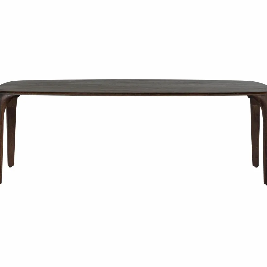 Woood Fiore Eettafel Mango Hout Donkerbruin 230x95 Cm