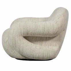 Woood Folke fauteuil chenille naturel melange