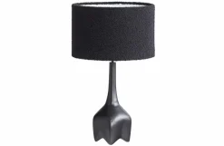 Woood Foss Tafellampvoet Aluminium Antique Zwart/bruin