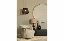 Woood Foss Tafellampvoet Aluminium Antique Zwart/bruin