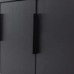 Woood Gunnar tv meubel 154 cm grenen matzwart [fsc]