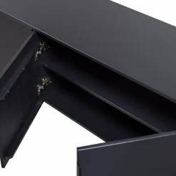 Woood Gunnar tv meubel 200 cm grenen matzwart [fsc]