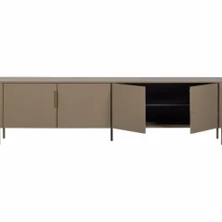 Woood Gunnar tv meubel 200 cm grenen mud [fsc]