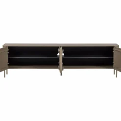 Woood Gunnar tv meubel 200 cm grenen mud [fsc]