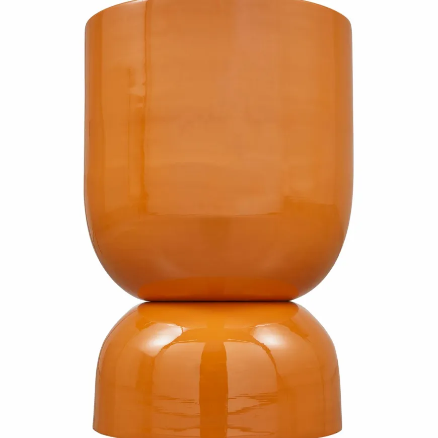 Woood Hekla bijzettafel metaal oranje