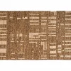 Woood Ian handgeweven vloerkleed wol/katoen bruin 170x240cm