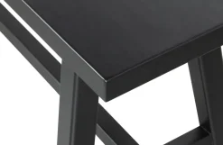 Woood Imme Bankje Hout Zwart 110cm