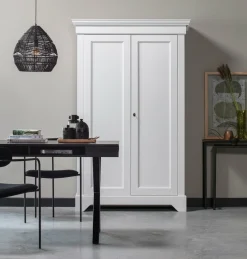 Woood Isabel Brocante Kast Grenen Wit [fsc]
