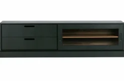 Woood James Tv-meubel Noten/zwart [fsc]