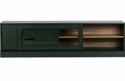 Woood James Tv-meubel Noten/zwart [fsc]