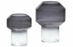 Woood Jaxx Vaas Glas Zwart Ø15cm