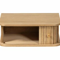 Woood Jena hangend nachtkastje links/rechts hout naturel