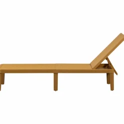 Woood Jinte ligbed tuin kunststof geel