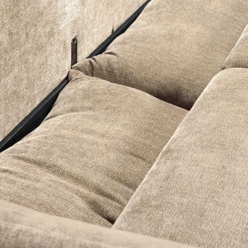 Woood Jonne 3-Zits Slaapbank Chenille Naturel