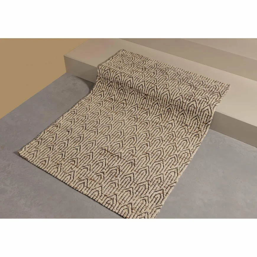 Woood JOSLIN vloerkleed wol naturel melange 170x240CM