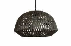 Woood Kace Hanglamp Jute Zwart Ø45cm