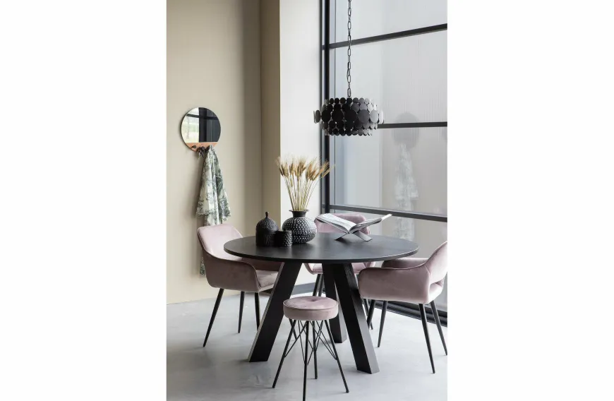 Woood Kaki Hanglamp Metaal Zwart
