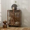 Woood Kella 2-deurs kast mango hout bruin