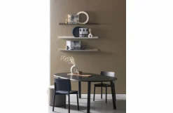 Woood Lange Jan Uitschuifbare Eettafel Rond Eiken Blacknight [fsc]