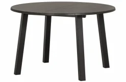Woood Lange Jan Uitschuifbare Eettafel Rond Eiken Blacknight [fsc]