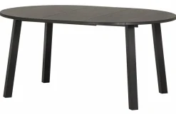 Woood Lange Jan Uitschuifbare Eettafel Rond Eiken Blacknight [fsc]