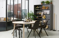 Woood Lange Jan Uitschuifbare Eettafel Rond Eiken Sydney [fsc]