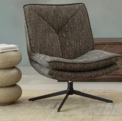 Woood Laurel bijzettafel met spikkels beige